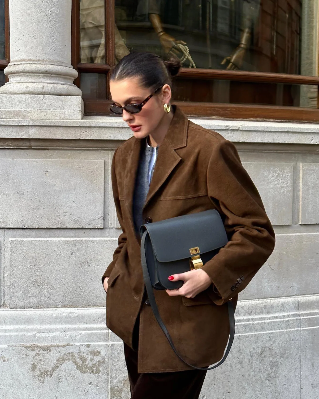 Francine | Suede blazer for women