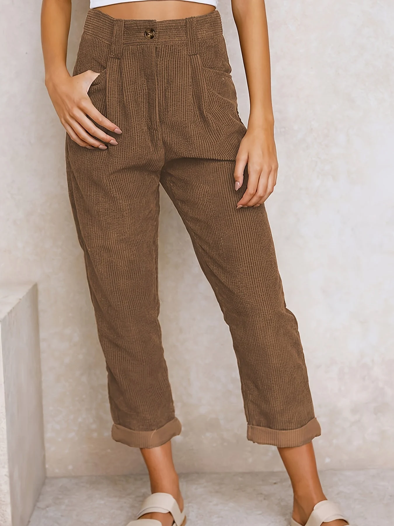 Francisca® | Casual women's high-waisted pants - Image 2