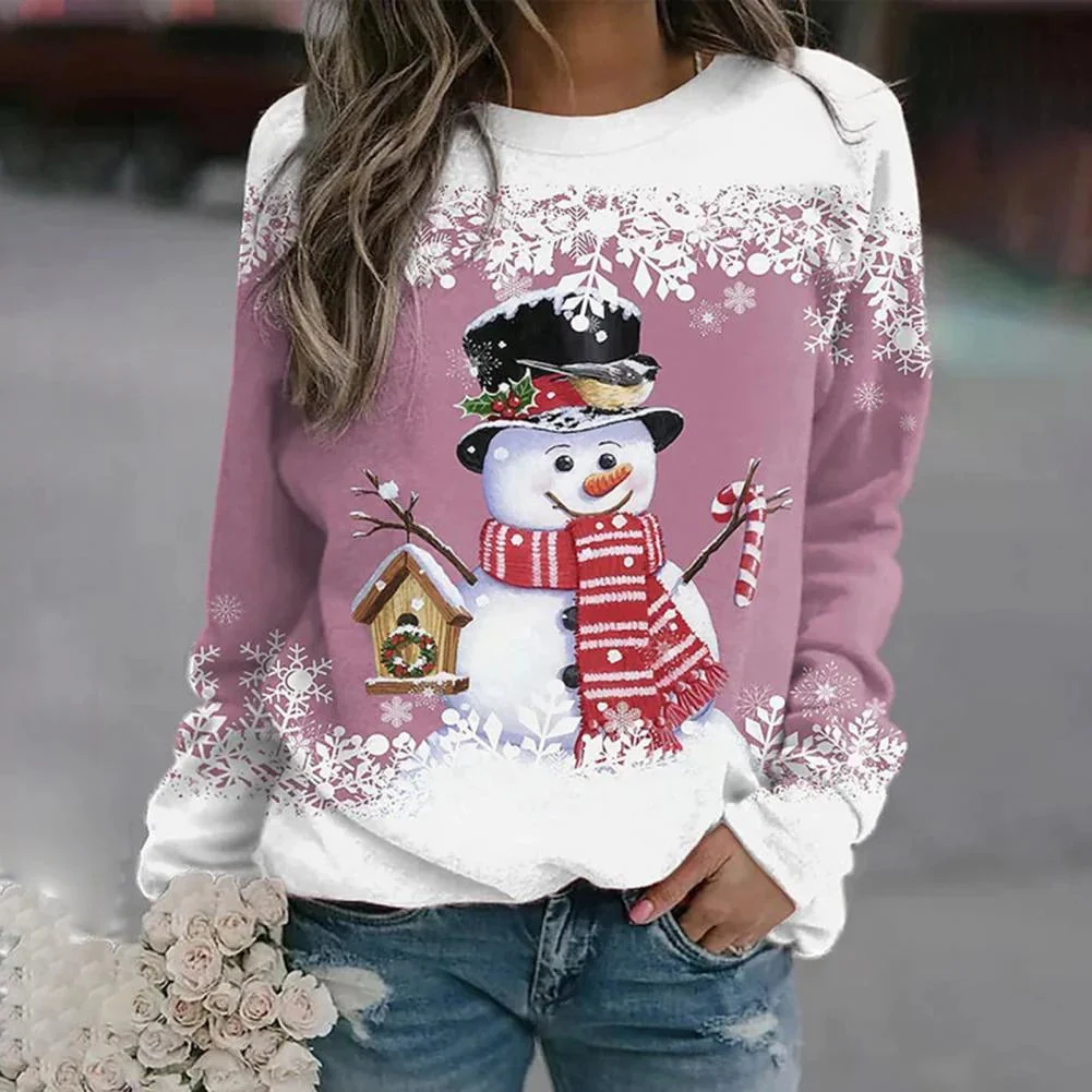 Francisca | Christmas sweater with snowman - Image 3