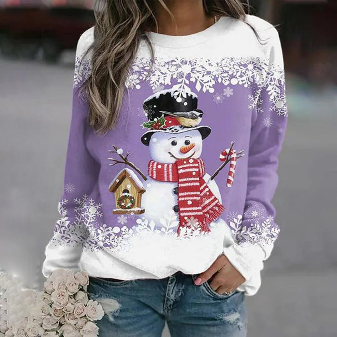 Francisca | Christmas sweater with snowman - Image 5