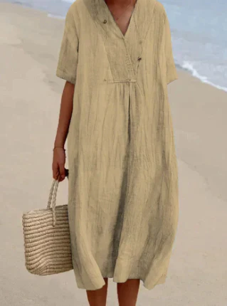 Francisca® | Linen Dress - Image 5