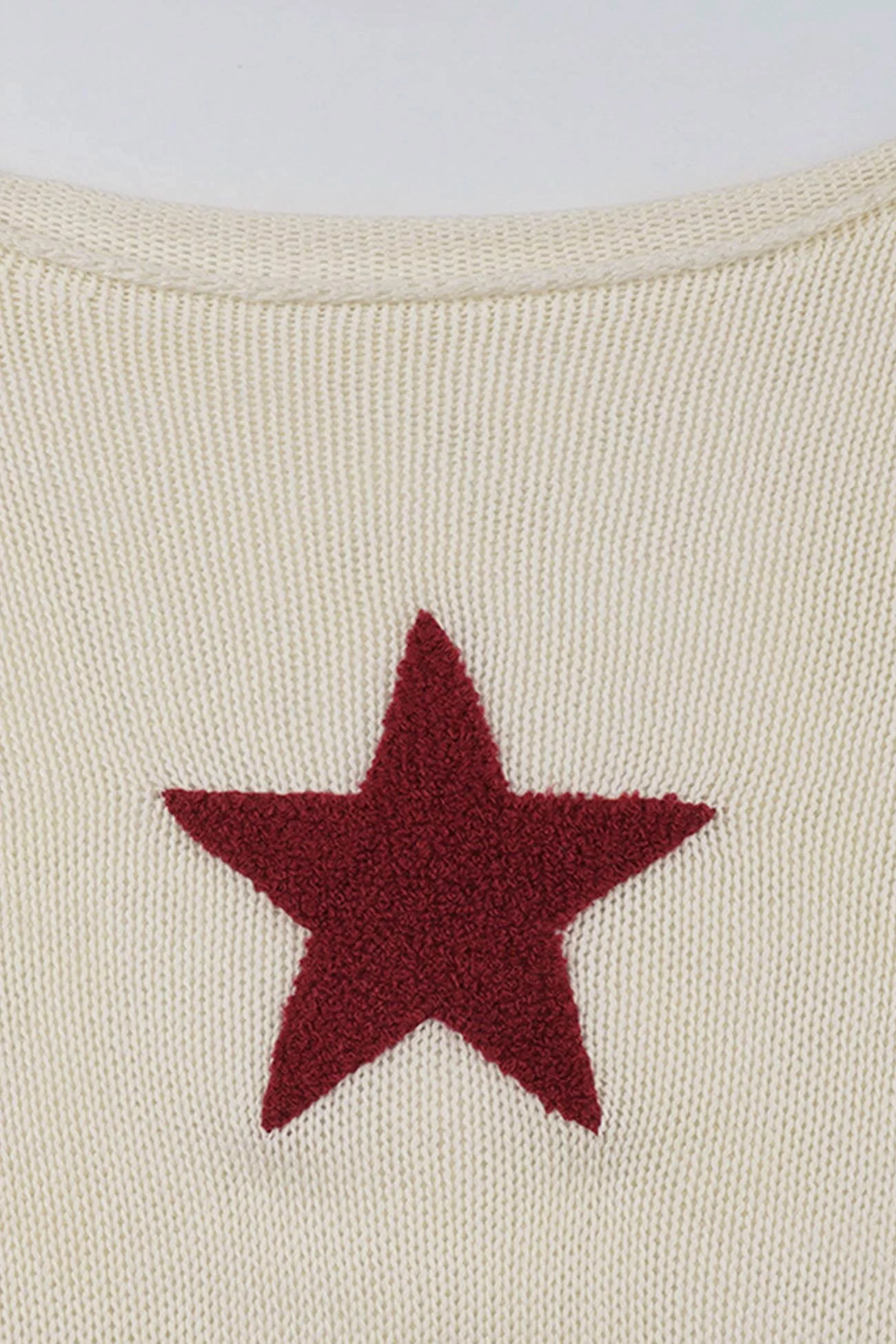 Francisca | Pentagram pattern jacquard sweater - Image 5