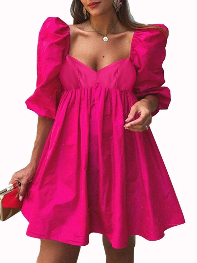 Frida® | Dress With Puff Sleeves