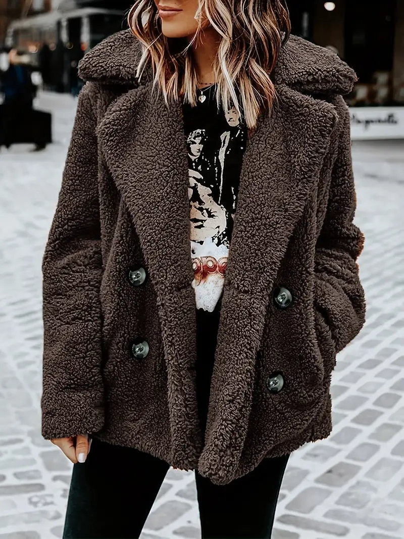 Frida | Knitted plush jacket - Image 9