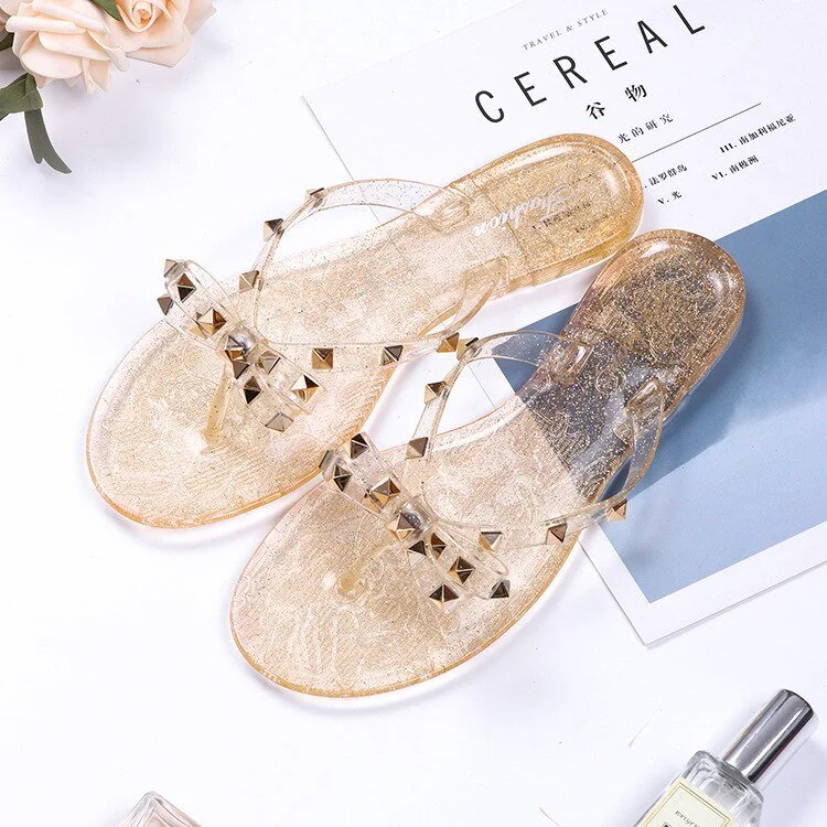 Frida® | Playful Flip-Flops With Bow Detail And Rivets - Image 2