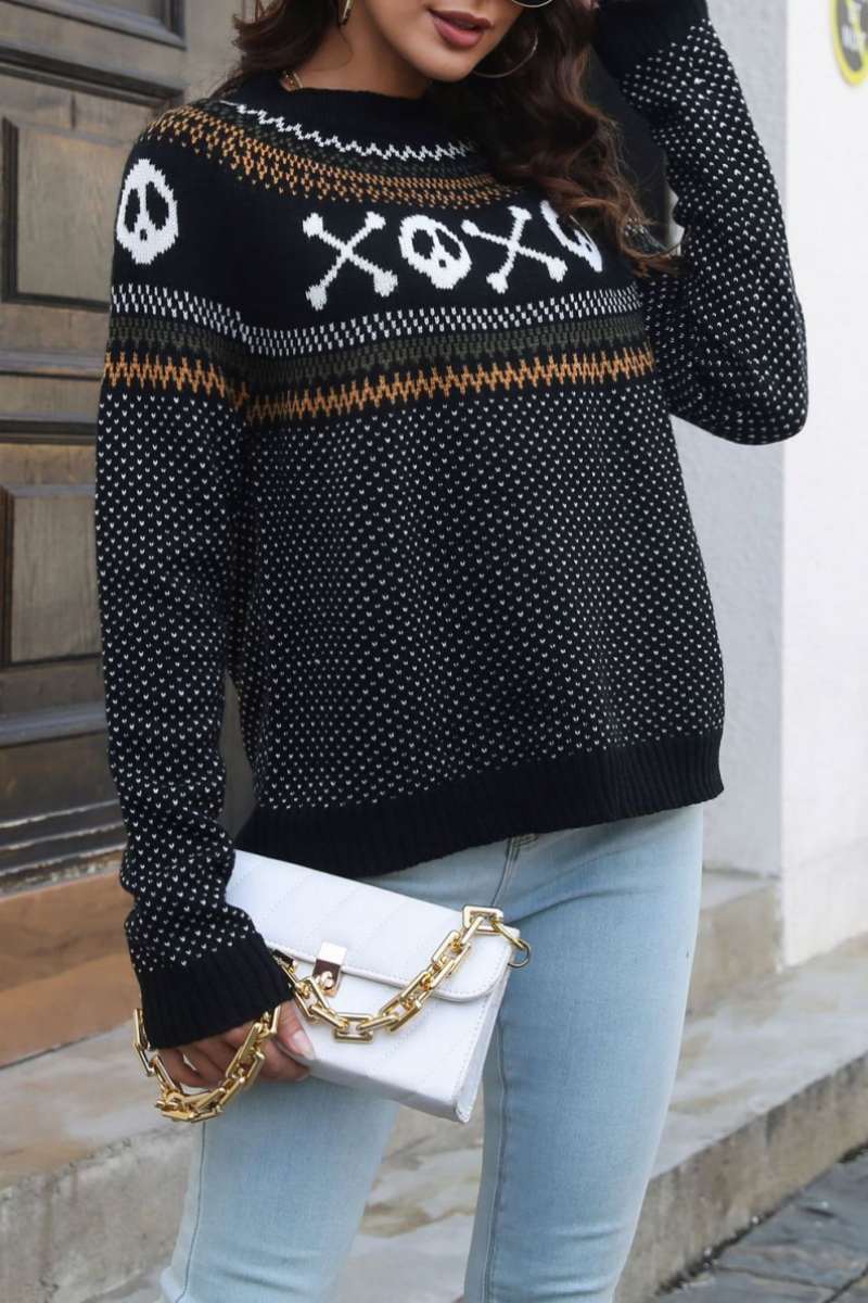 Frieda | Casual patchwork tops with contrast O-neck - Image 19