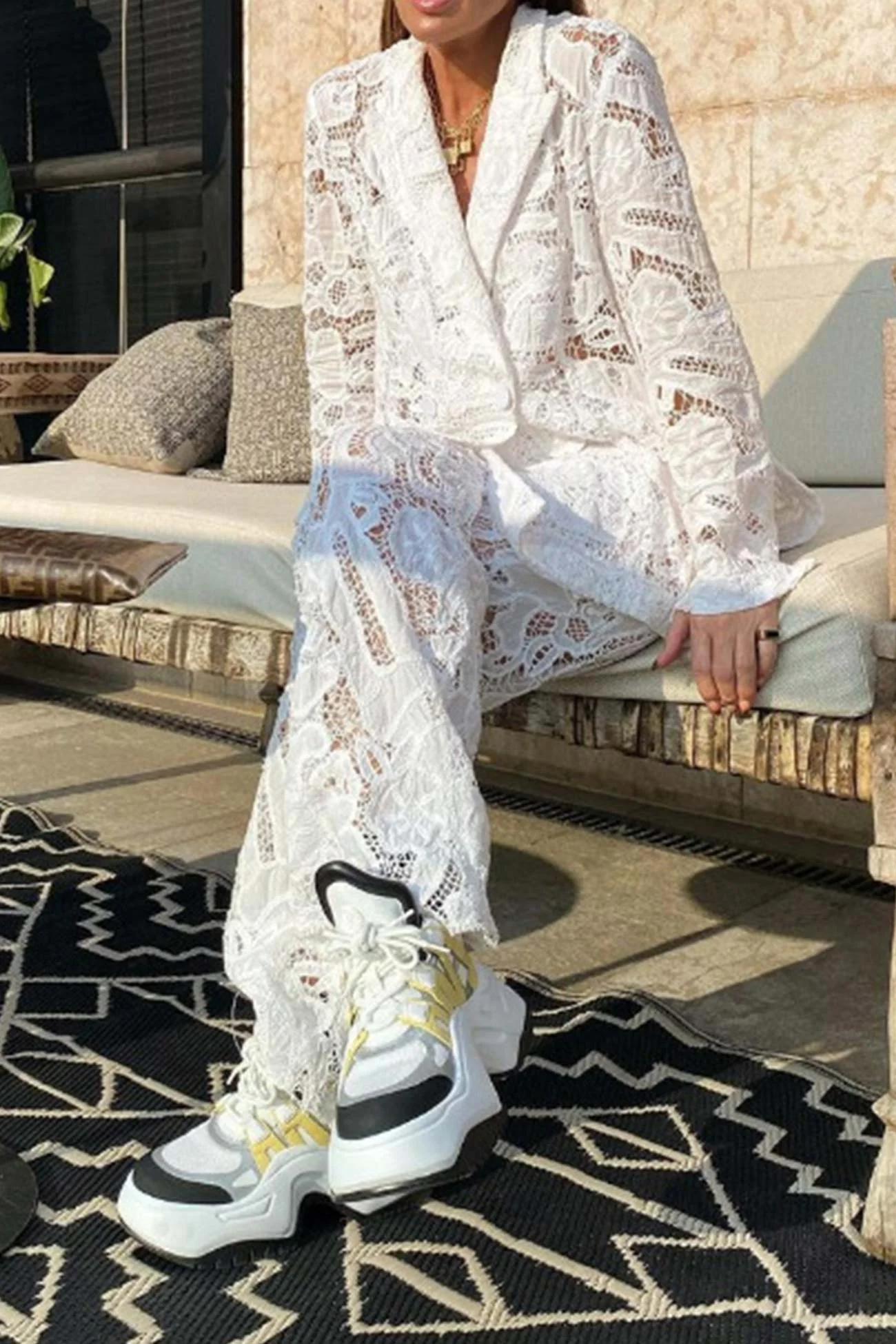 Frieda | Lace blazers, long trouser suits - Image 4