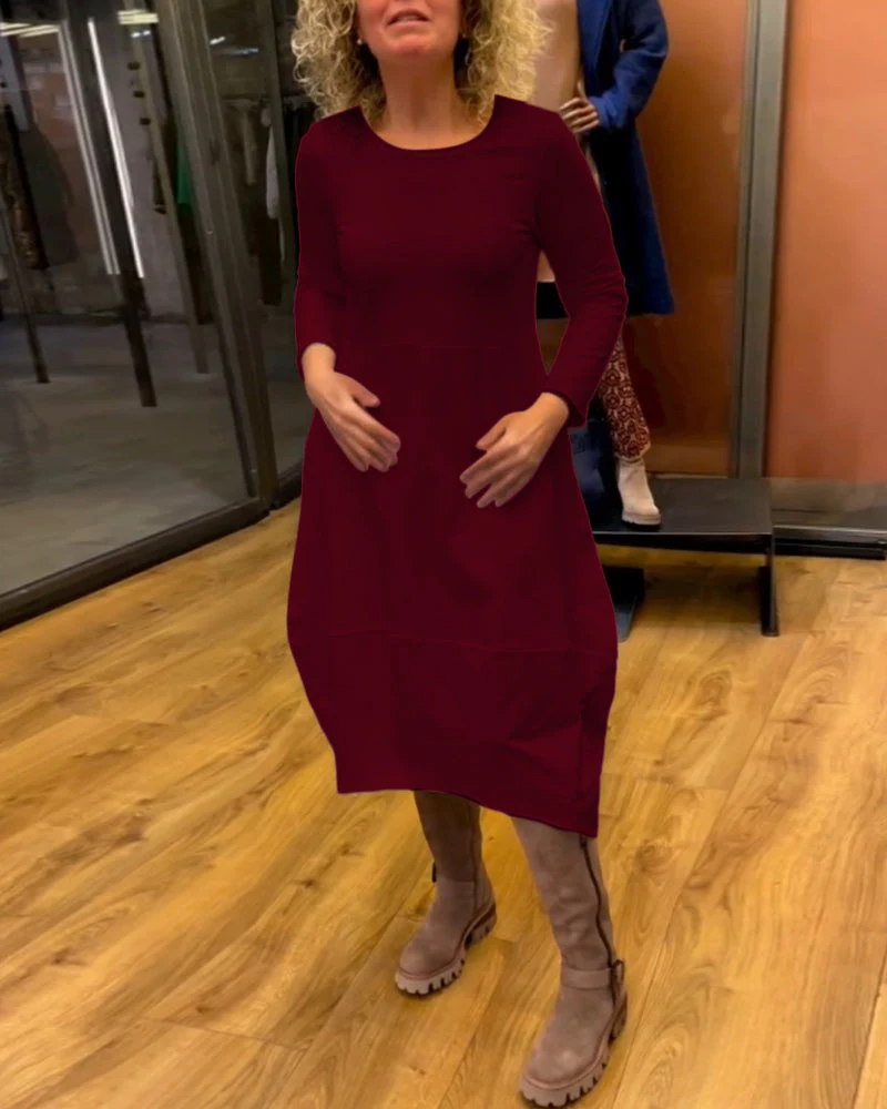 Frieda | Long dress with pockets - Image 12