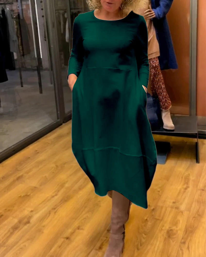 Frieda | Long dress with pockets - Image 15