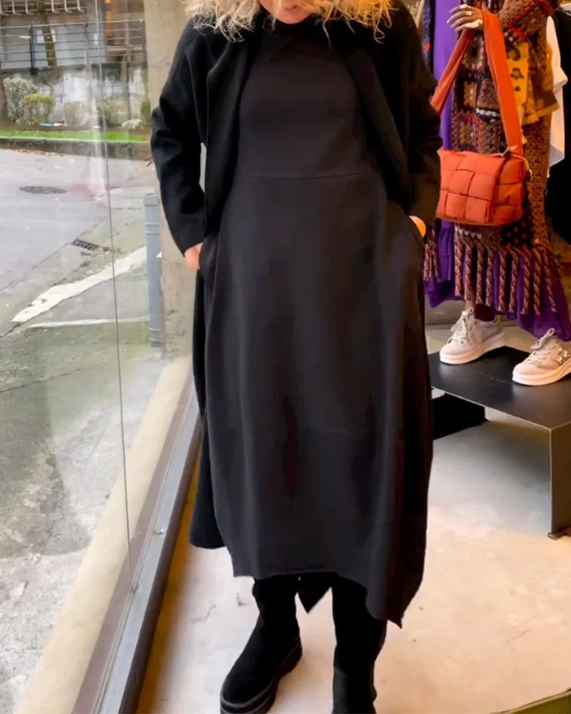 Frieda | Long dress with pockets - Image 7