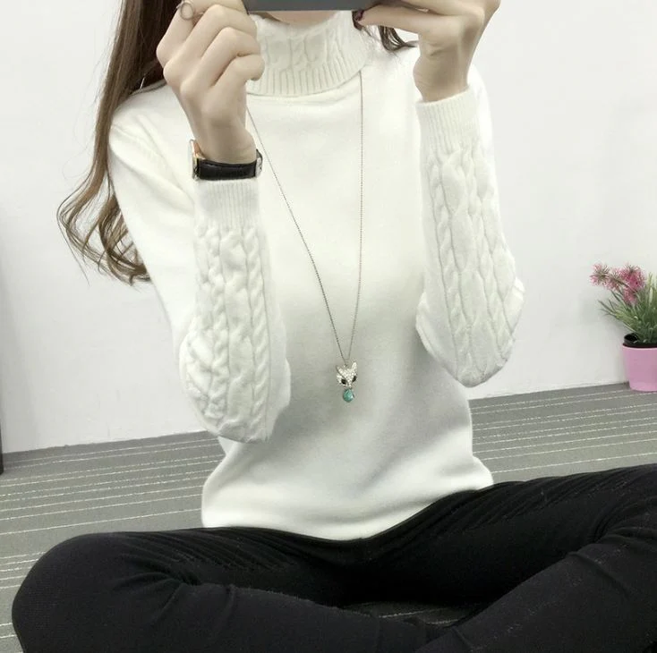 Frieda | Turtleneck sweater Minda for women - Image 5