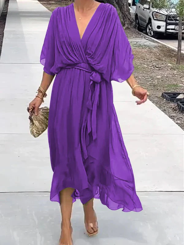 Gabriela® | Elegant Dress With V-Neckline - Image 7