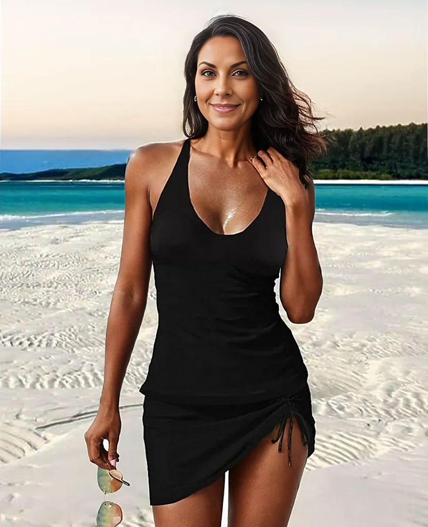 Gabriela® | Simple And Attractive Plain Color Swimwear - Image 2
