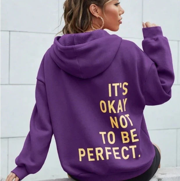 Gabriela | Casual long sleeve hoodie sweatshirt - Image 4