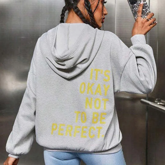 Gabriela | Casual long sleeve hoodie sweatshirt - Image 5