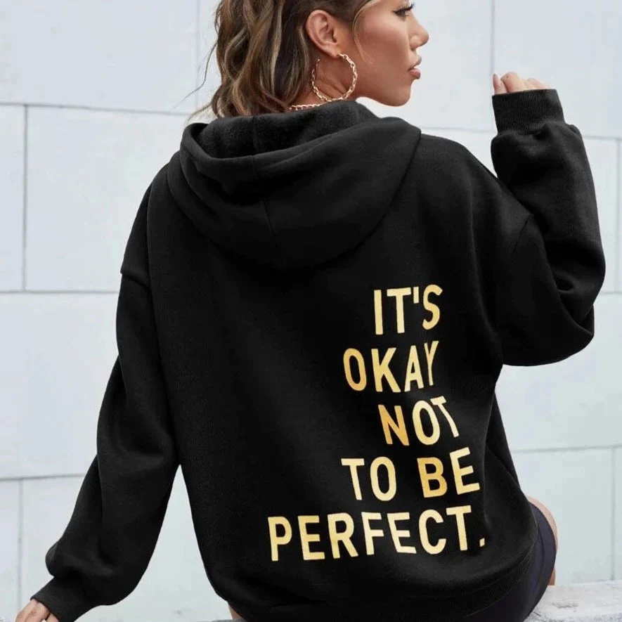 Gabriela | Casual long sleeve hoodie sweatshirt - Image 6