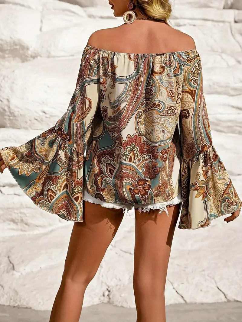 Gabriella® | Off-The-Shoulder Long-Sleeved Blouse - Image 6