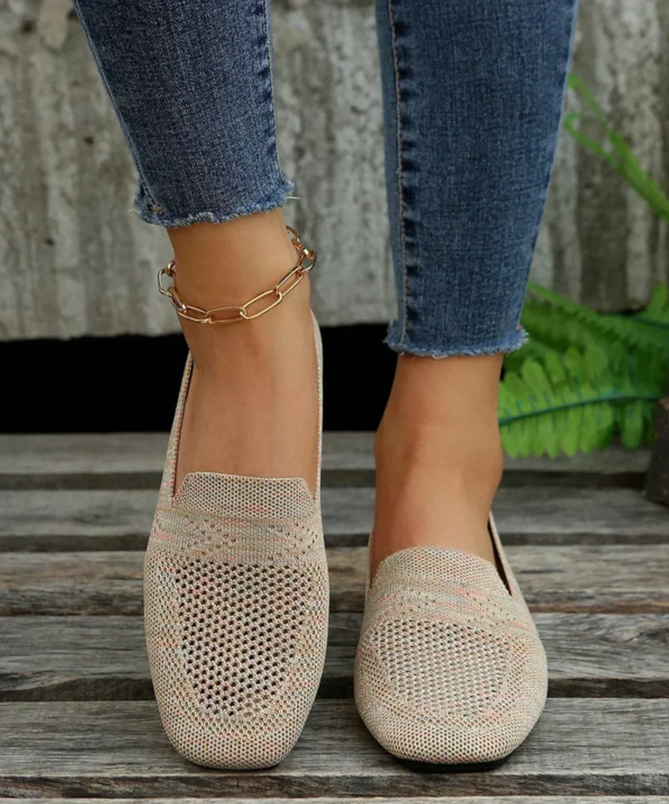Gaia® | Comfortable Knitted Flat Shoes - Image 2