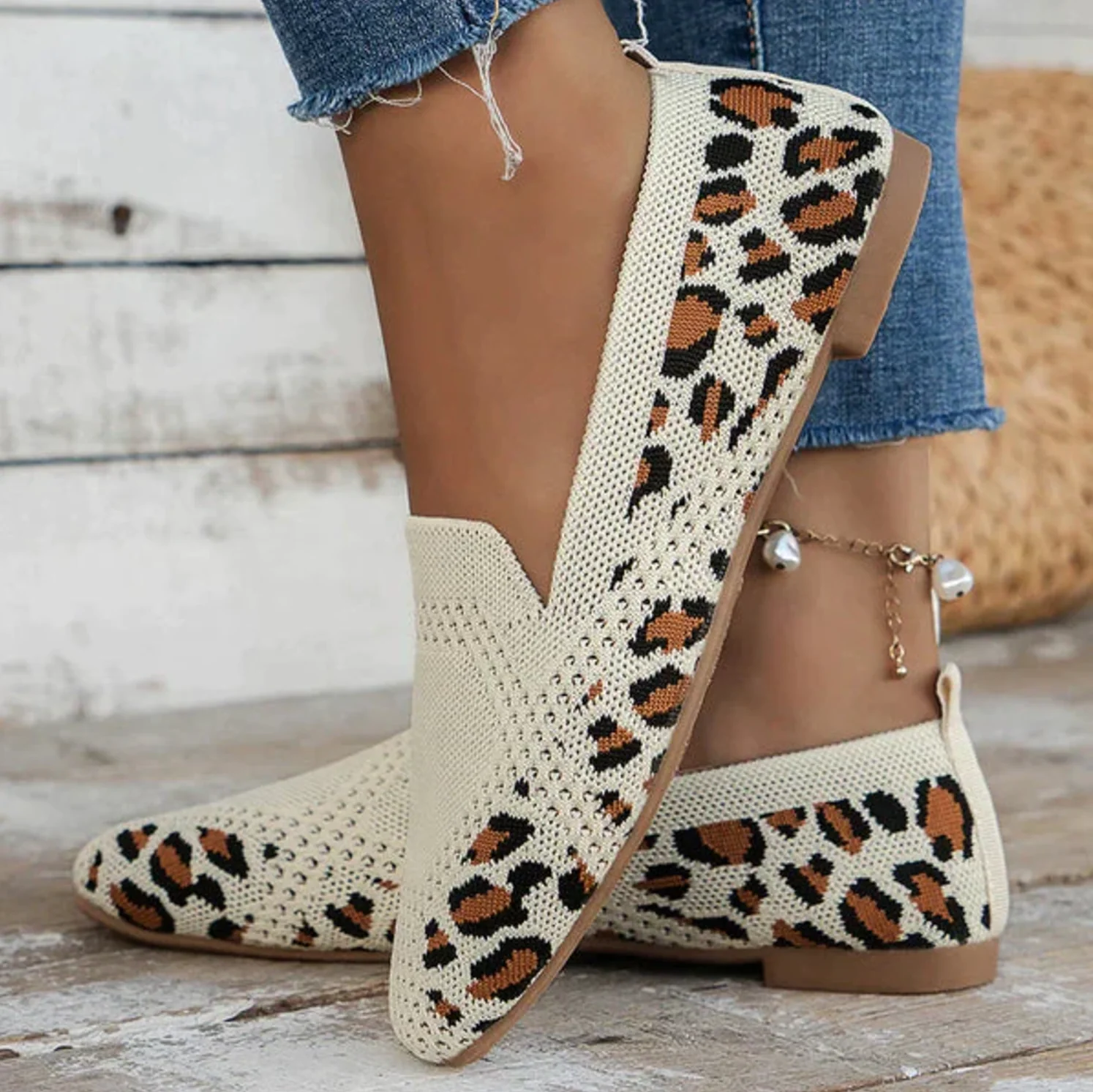 Gaia® | Comfortable Knitted Flat Shoes - Image 8