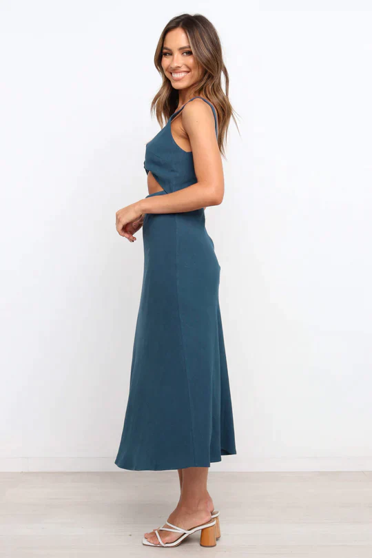 Galla® | Midi Dress In A Wrap Style - Image 8