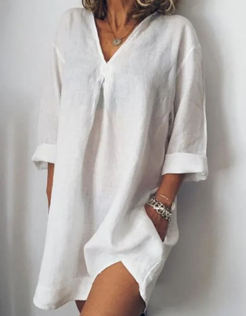Gema® | Long Sleeve V-Neck Skirt