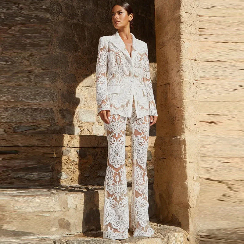 Geneva® | Blazers and hollow mesh pants for women - Image 4