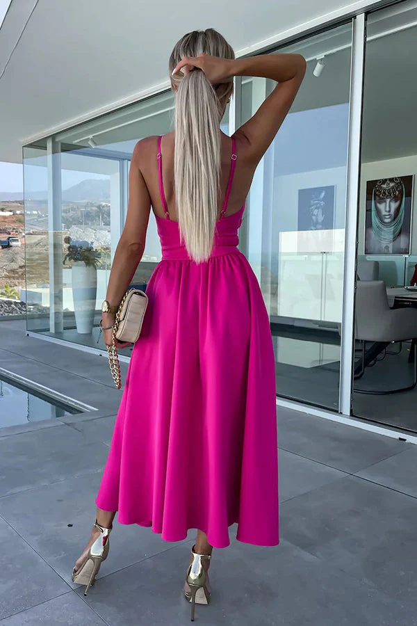 Genoveva® | Comfortable Midi Dress With Cut-Out Pockets - Image 8