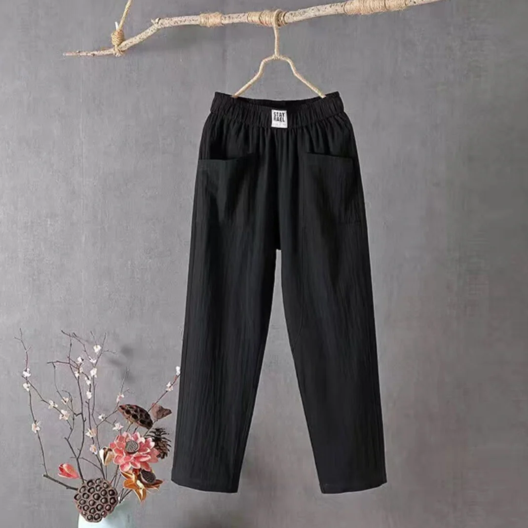 Genoveva® | Linen Trousers With Elastic Waist - Image 4