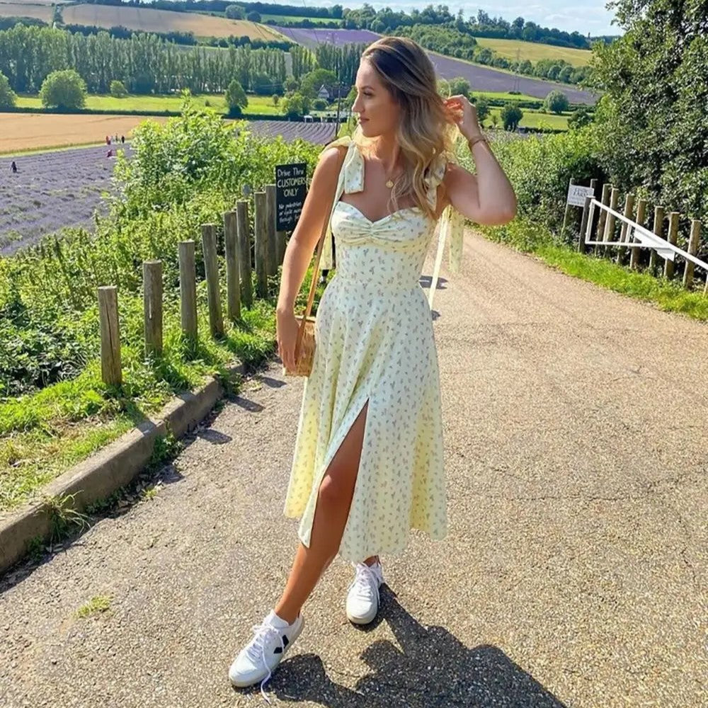 Genoveva® | Midi Summer Dress With Daisy Print - Image 4