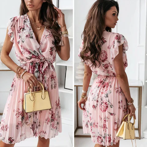 Genoveva® | Summer Dress With Print - Image 3