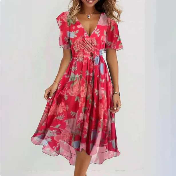 Genoveva® | Women'S V-Neck Dress - Image 2
