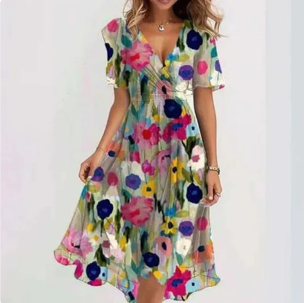Genoveva® | Women'S V-Neck Dress - Image 4