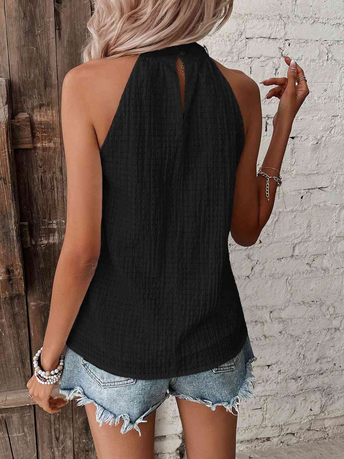 Georgina® | Halter Top With Dot Detail - Image 12