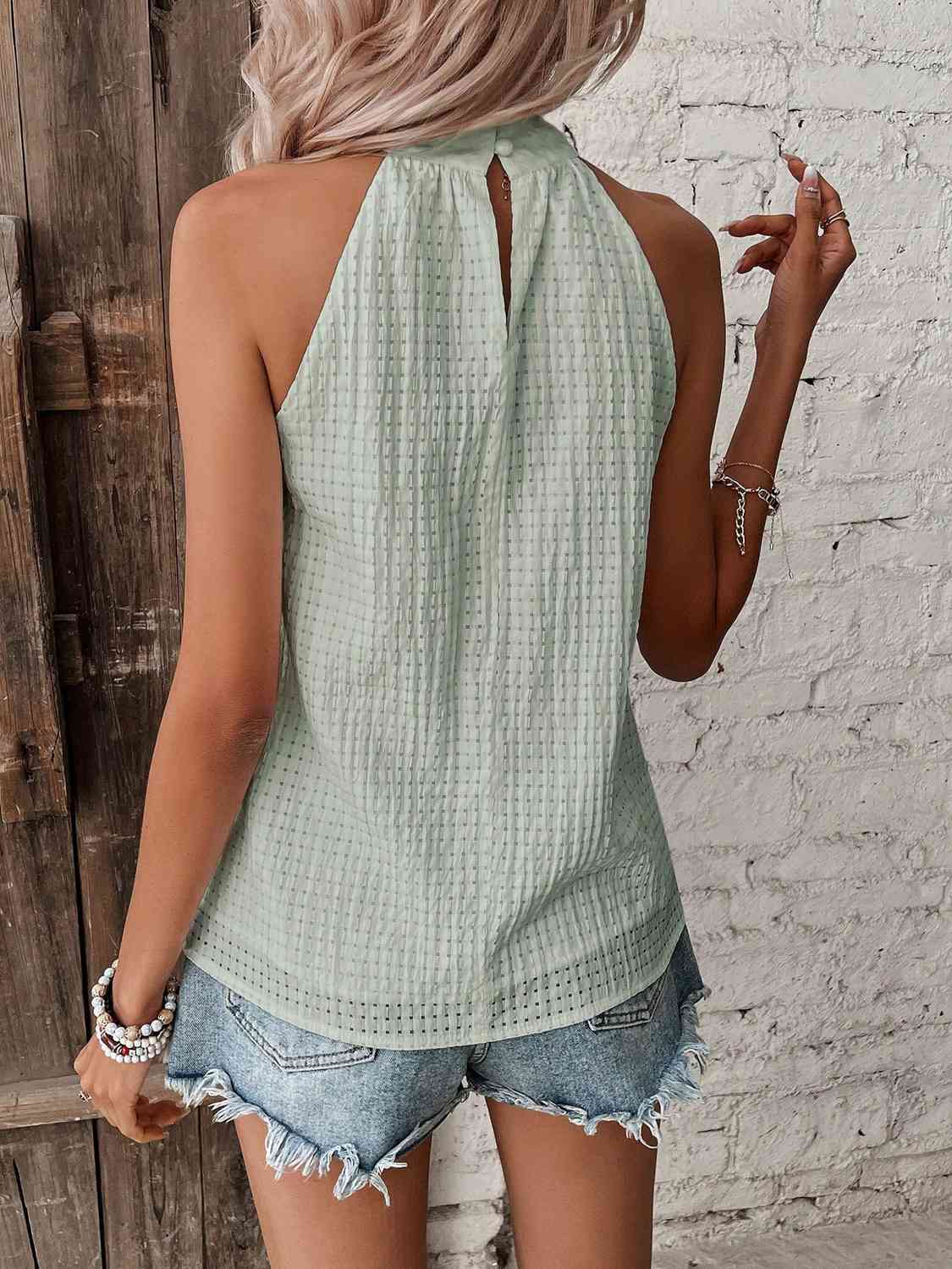 Georgina® | Halter Top With Dot Detail - Image 6