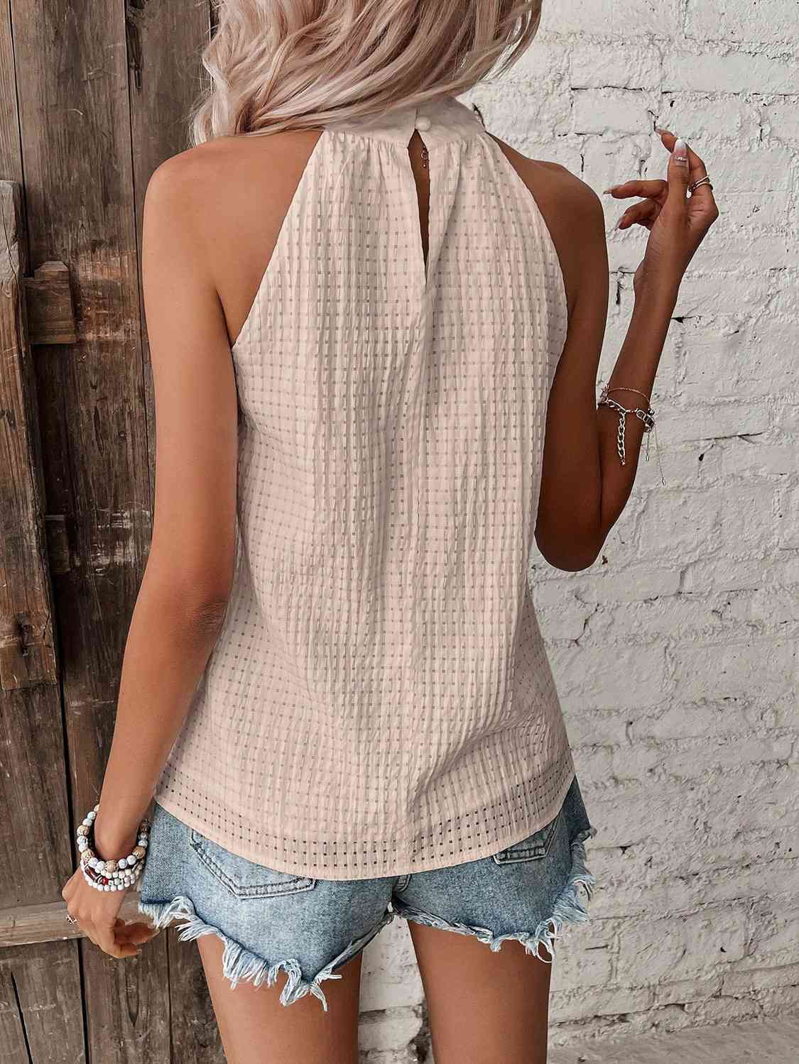 Georgina® | Halter Top With Dot Detail - Image 9
