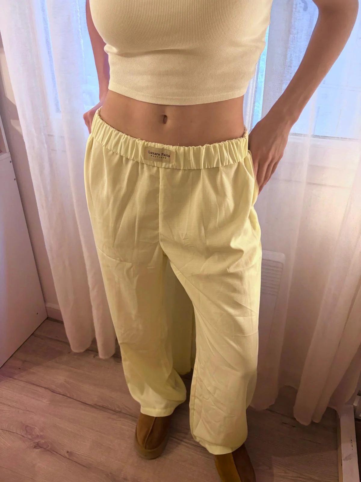 Georgina® | High Waist Cotton Pants In Lilac - Image 15