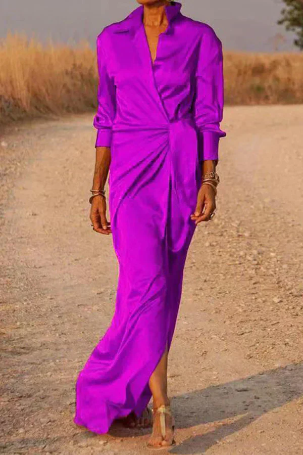 Georgina® | Long Satinshirt - Image 2