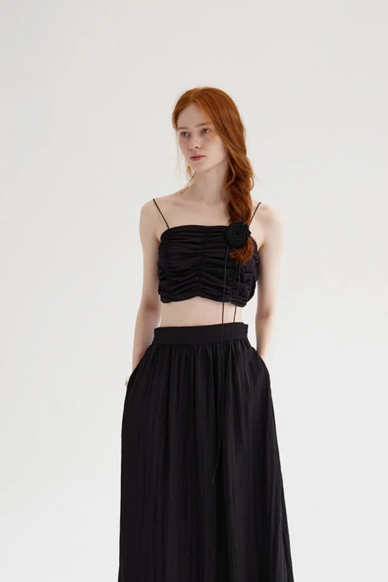 Georgina® | Sleeveless Bandeau Top With Pleats - Image 6