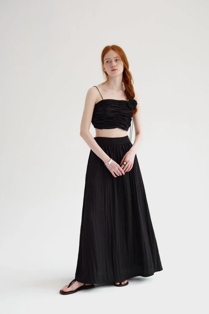 Georgina® | Sleeveless Bandeau Top With Pleats - Image 8
