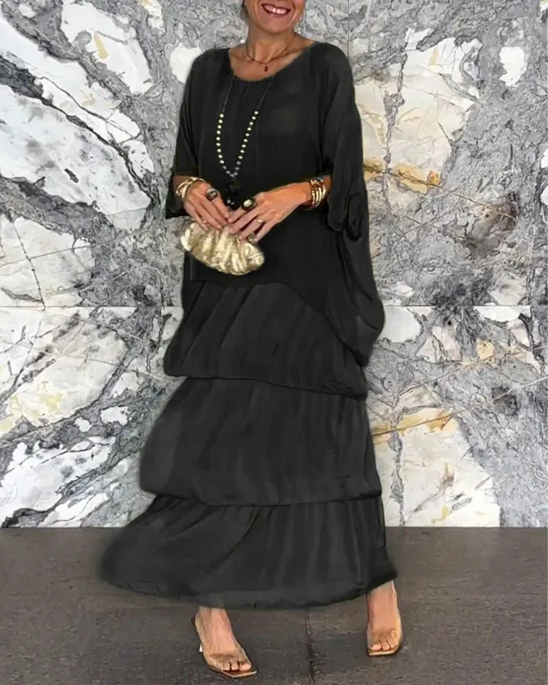 Geraldine® | Elegant A-Line Maxi Dress - Image 8