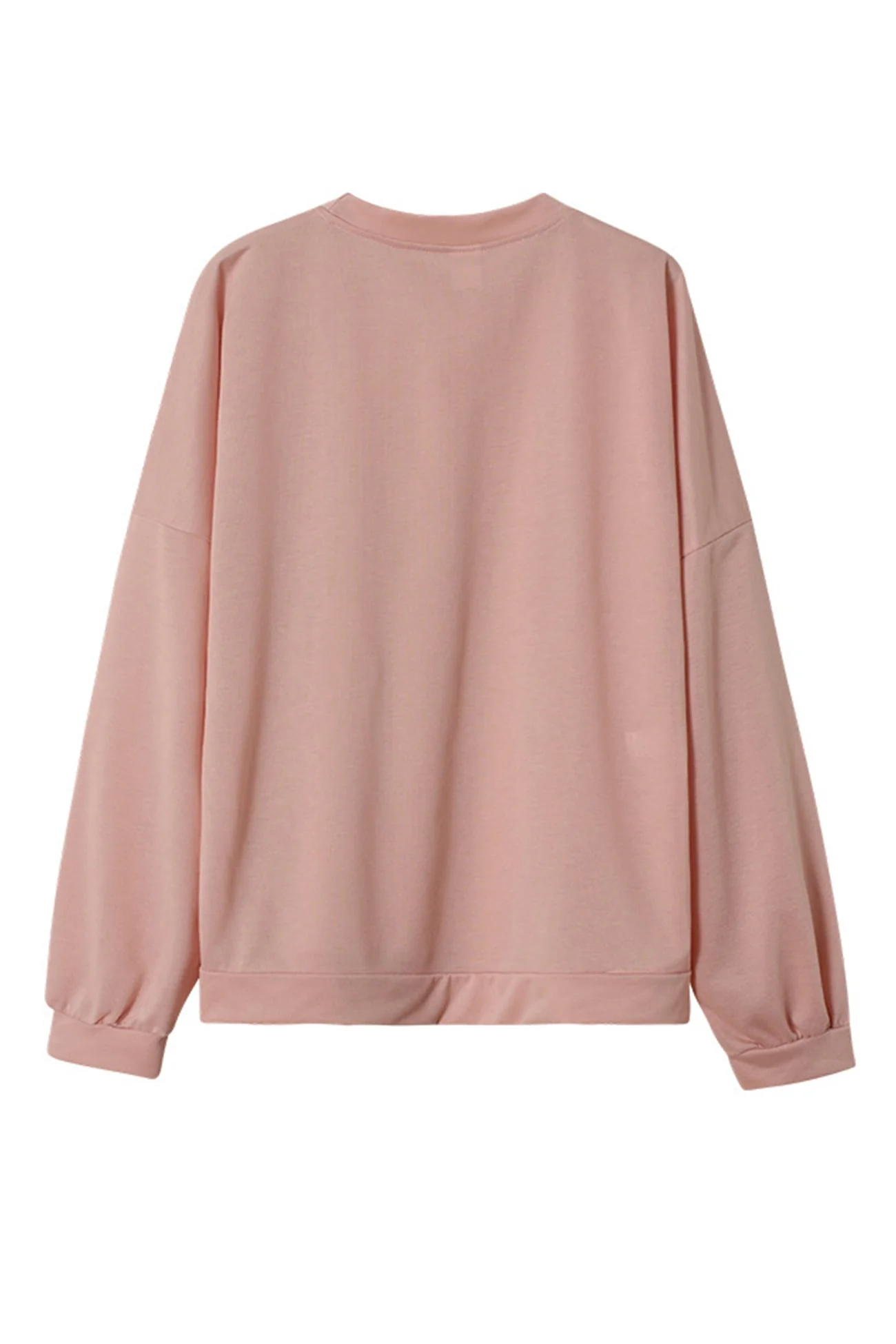 Gerda | Crew neck sweatshirt shorts set - Image 3