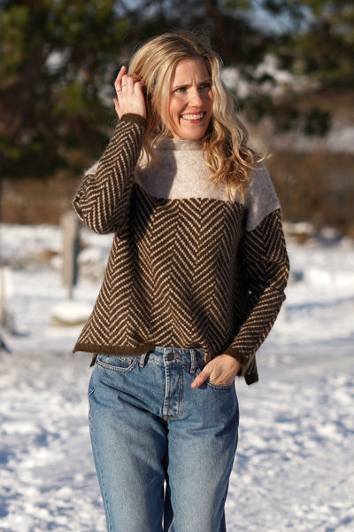 Gertrudis | Cotton turtleneck sweater - Image 5