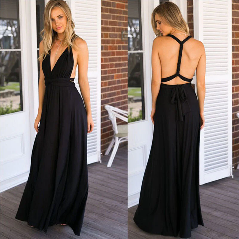 Gia® | Multi-Way Convertible Infinity Maxi Dress - Image 3