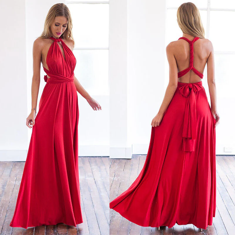 Gia® | Multi-Way Convertible Infinity Maxi Dress - Image 4