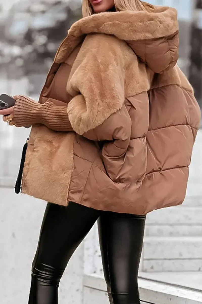 Gilda | Hooded bomber jacket for women.