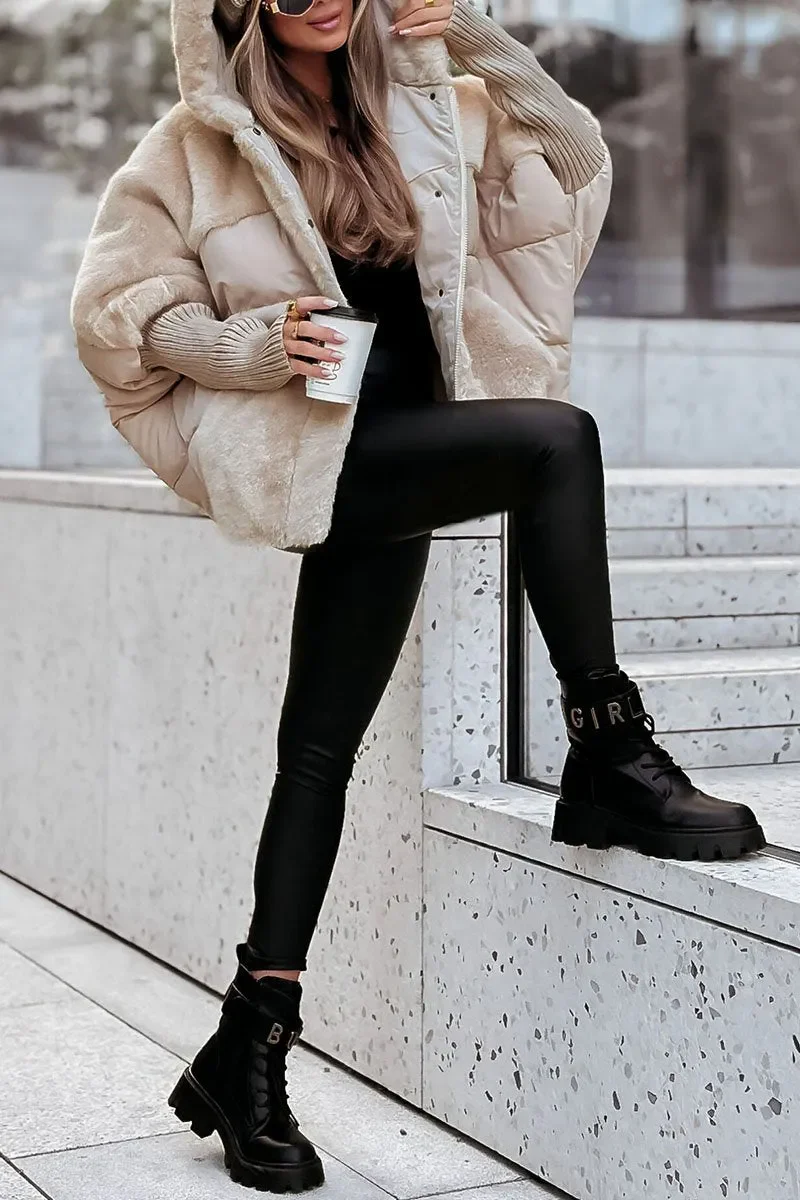 Gilda | Hooded bomber jacket for women. - Image 10