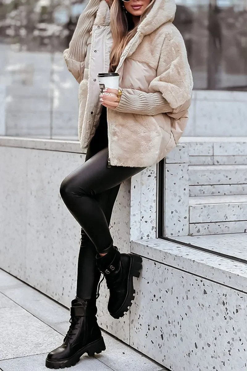 Gilda | Hooded bomber jacket for women. - Image 8