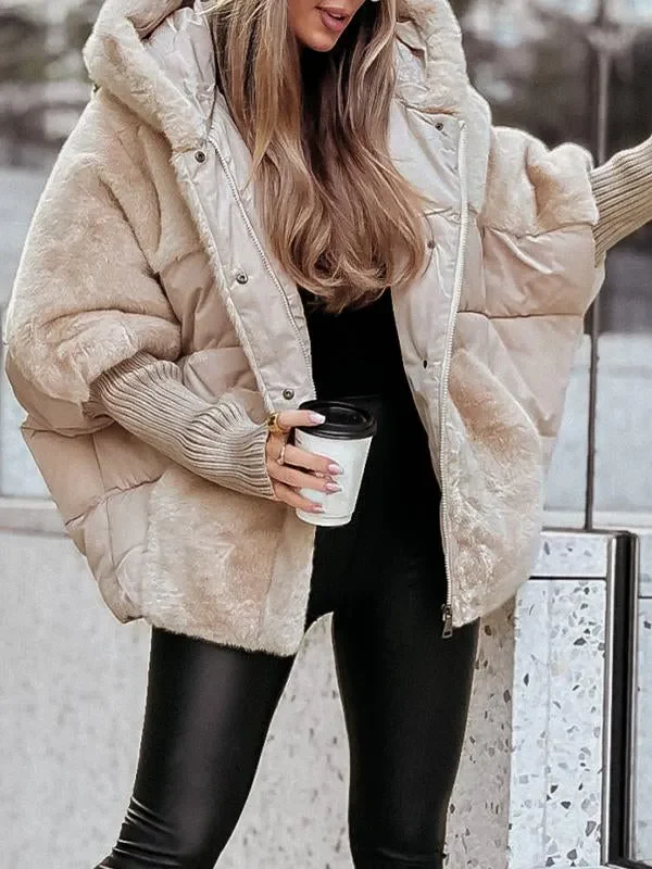 Gilda | Hooded bomber jacket for women. - Image 9