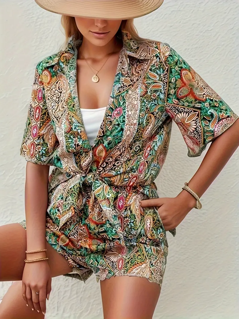 Gilda® | Paisley Print Two-Piece Set - Image 3