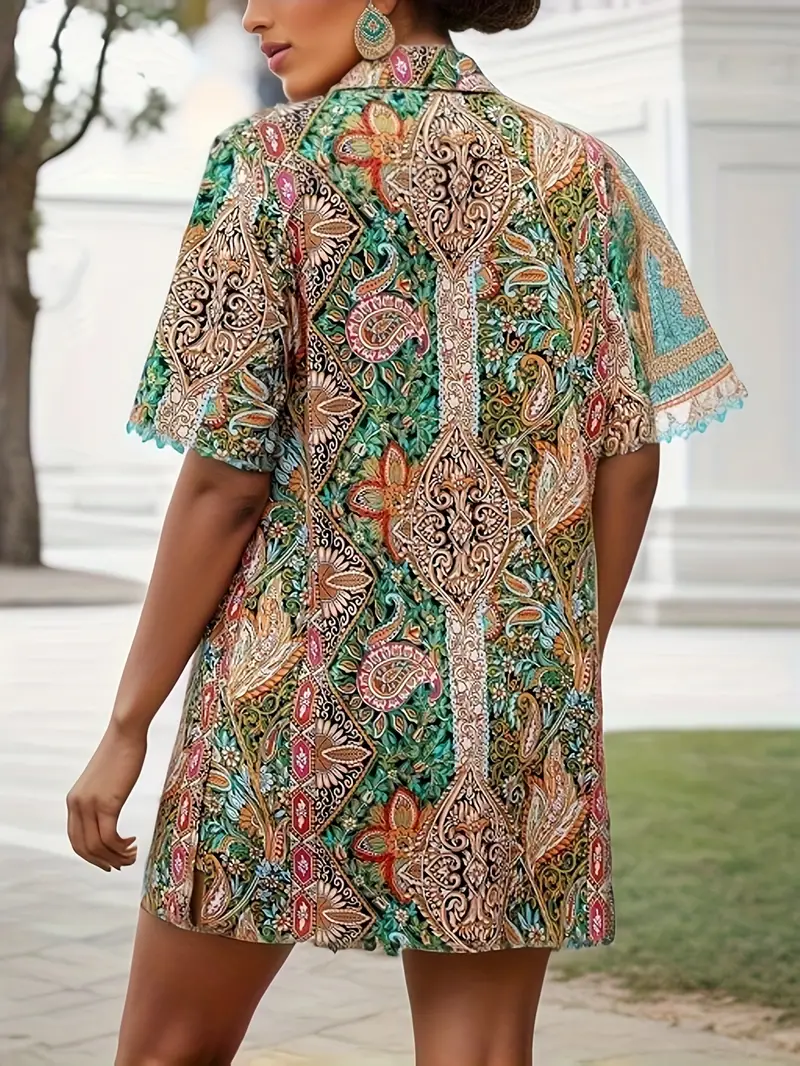 Gilda® | Paisley Print Two-Piece Set - Image 5